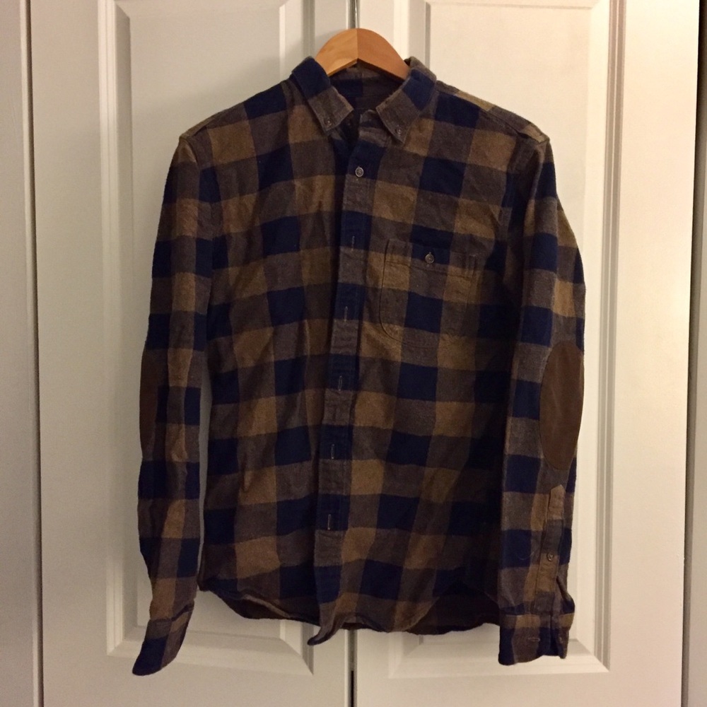 J Crew Elbow Patch Shirt